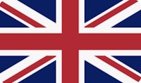 the british flag in a square shape