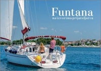 a sailboat in the water with the word funtana on it