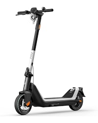 an electric scooter on a white background